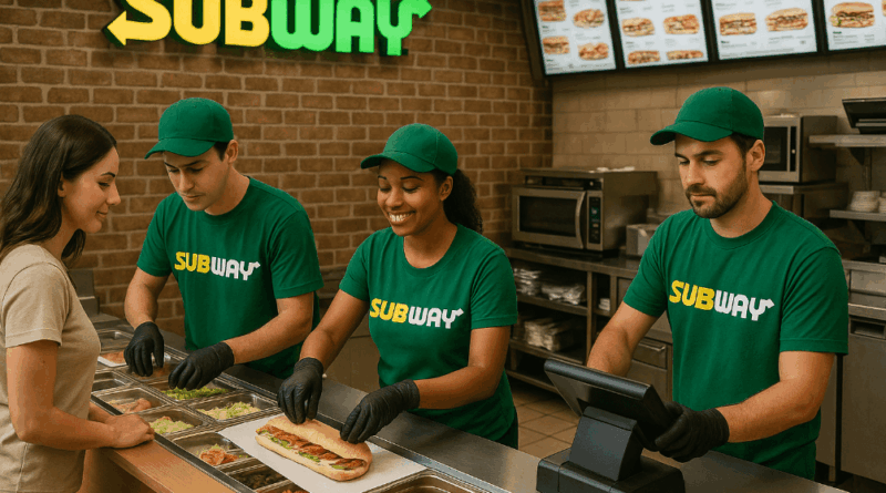 Vagas de Emprego na Subway